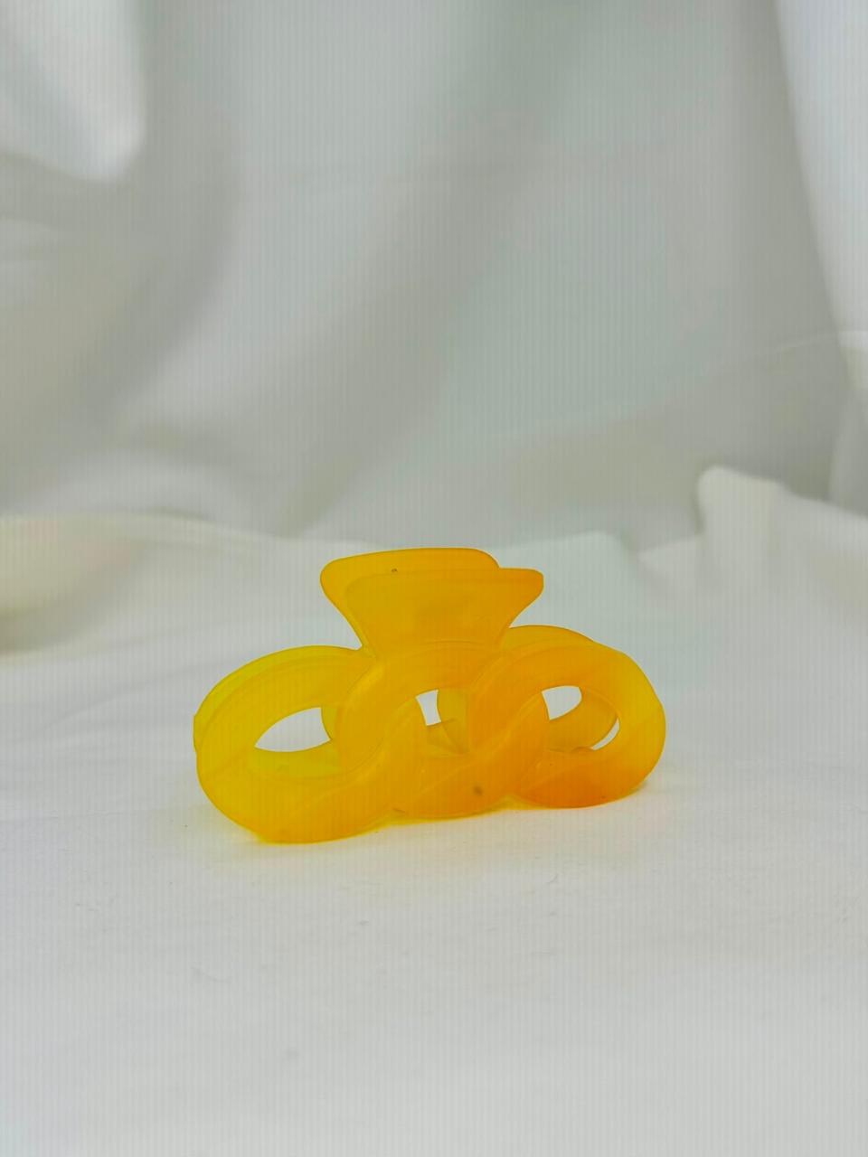 Pair Of 3 Color Pop  Hair Claw Clips – Trendy Transparent Hair Clips