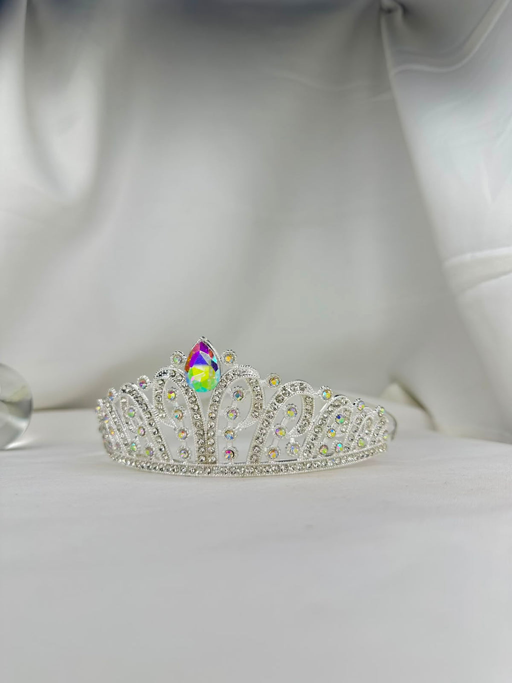 Royal Crystal Queen Tiara – Gold & Silver Rhinestone Crown