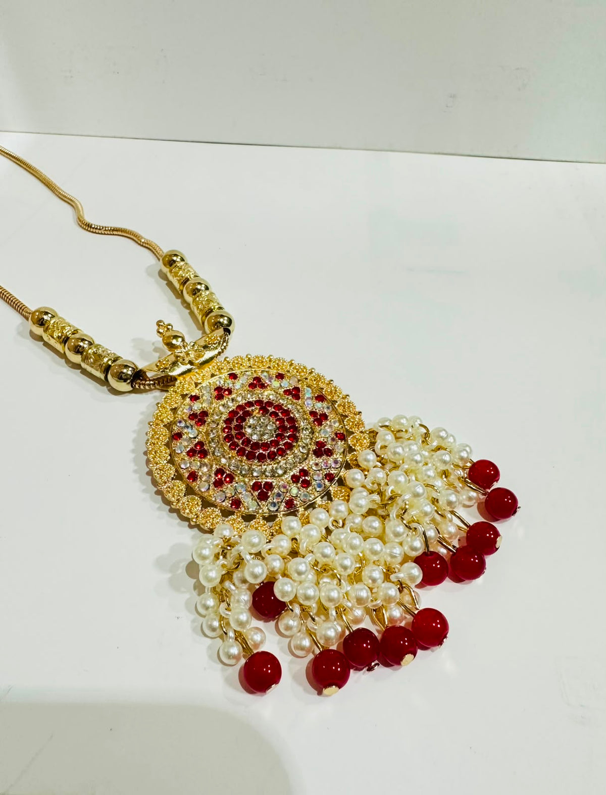 Crystal Pearl Jewelry Set For Women