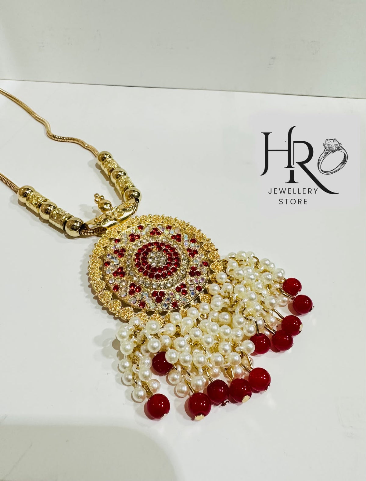 Crystal Pearl Jewelry Set For Women