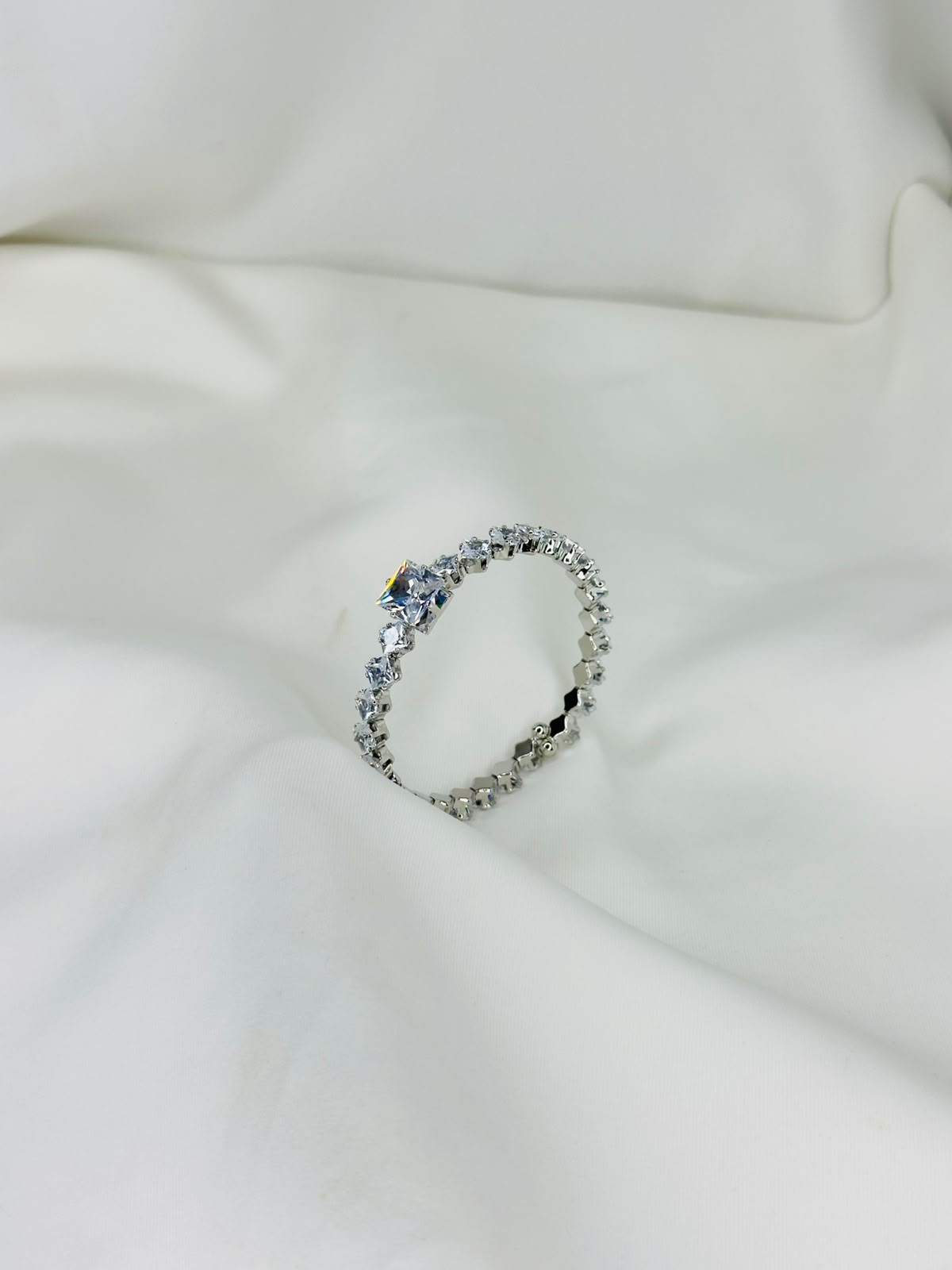 Royal Sparkle Crystal Tennis Bracelet