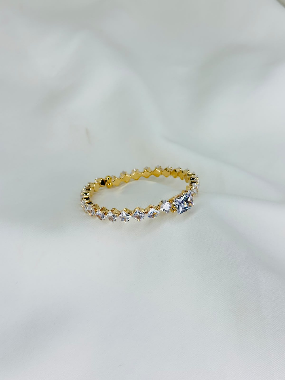 Royal Sparkle Crystal Tennis Bracelet