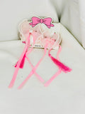 Pearl Bow Hair Clip Set – Romantic Floral Ribbon Hair Accessories