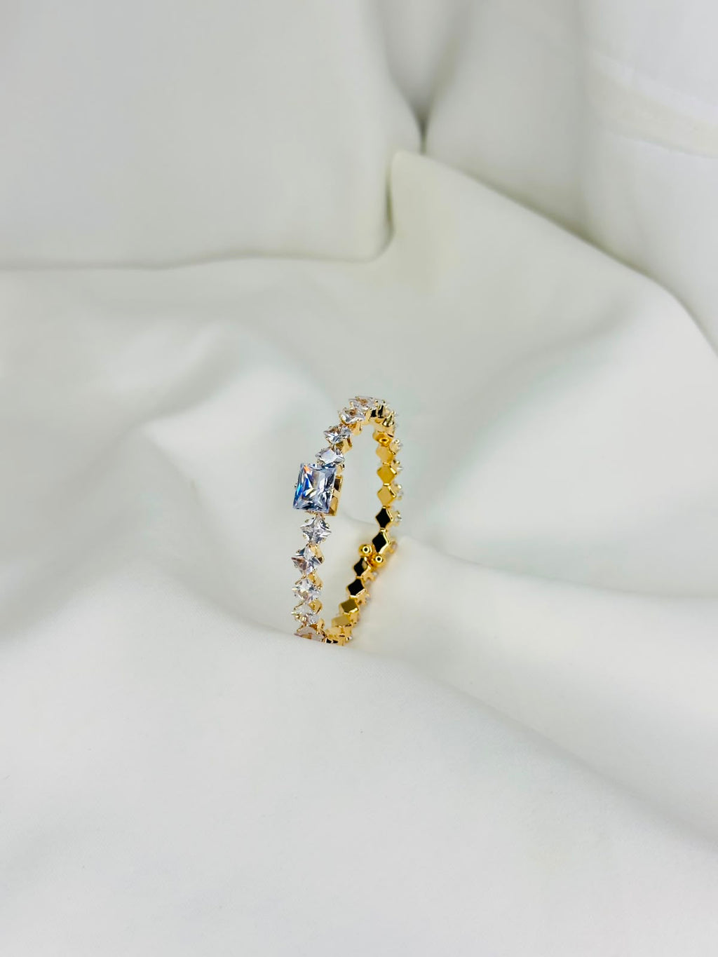 Royal Sparkle Crystal Tennis Bracelet