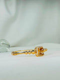 Golden Square Gemstone Bangles